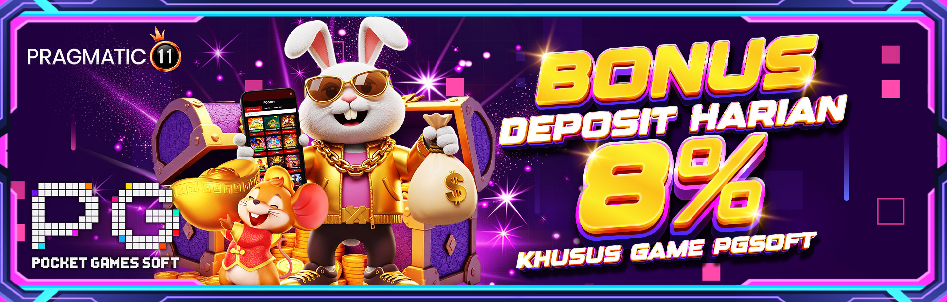 BONUS DEPOSIT HARIAN 8% PGSOFT