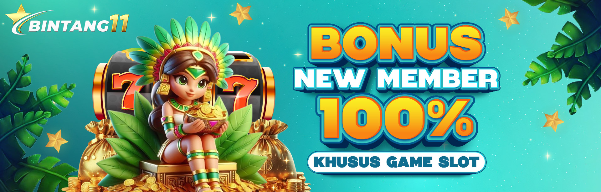 BONUS NEW MEMBER SLOT 100%