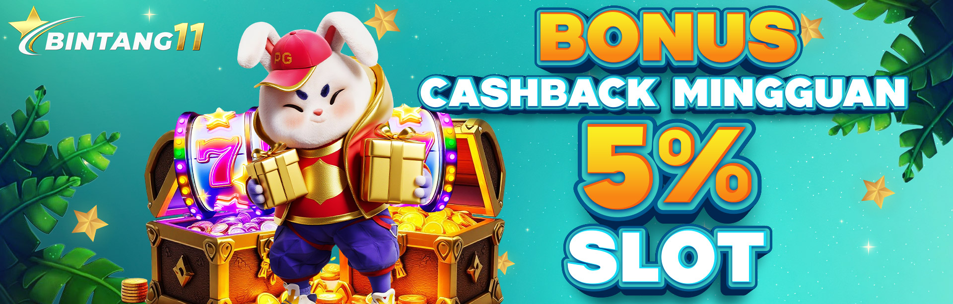 BONUS CASHBACK 5% SLOT