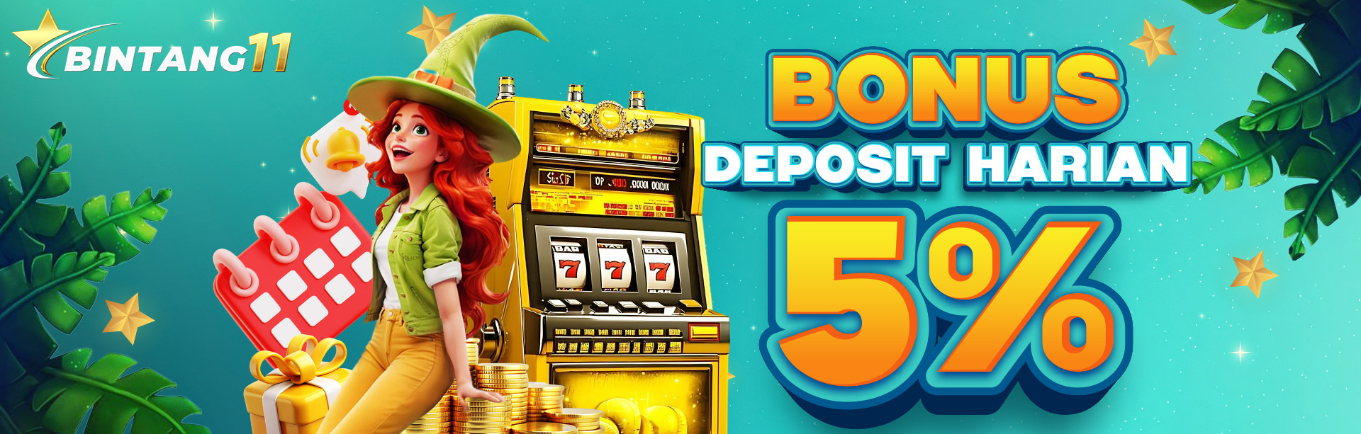 BONUS DEPOSIT HARIAN 5%