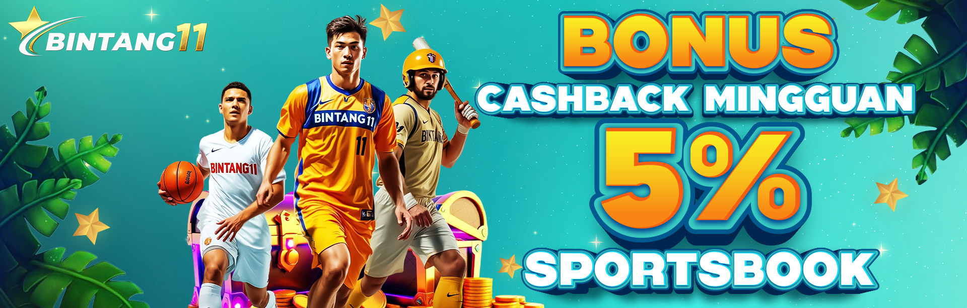 BONUS CASHBACK 5% SPORT