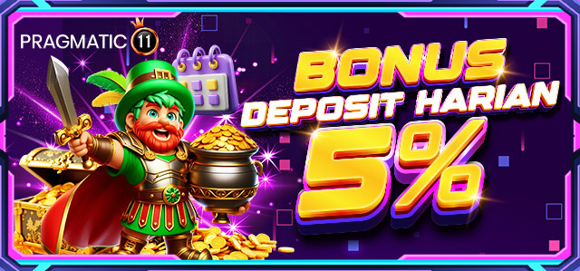 BONUS DEPOSIT HARIAN 5%
