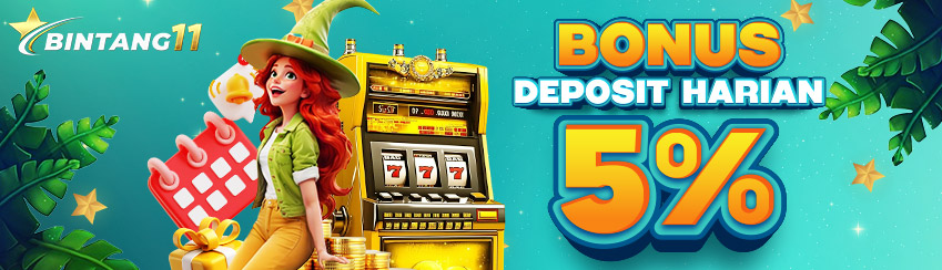 BONUS DEPOSIT HARIAN 5%