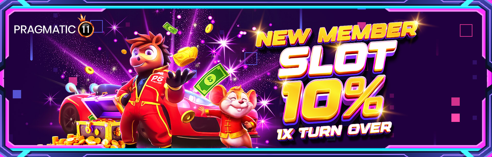 NEW MEMBER SLOT 10% (1X TO)